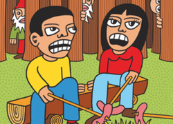 Theater Sgaramusch: Knapp e Familie - Ab 7 Jahren